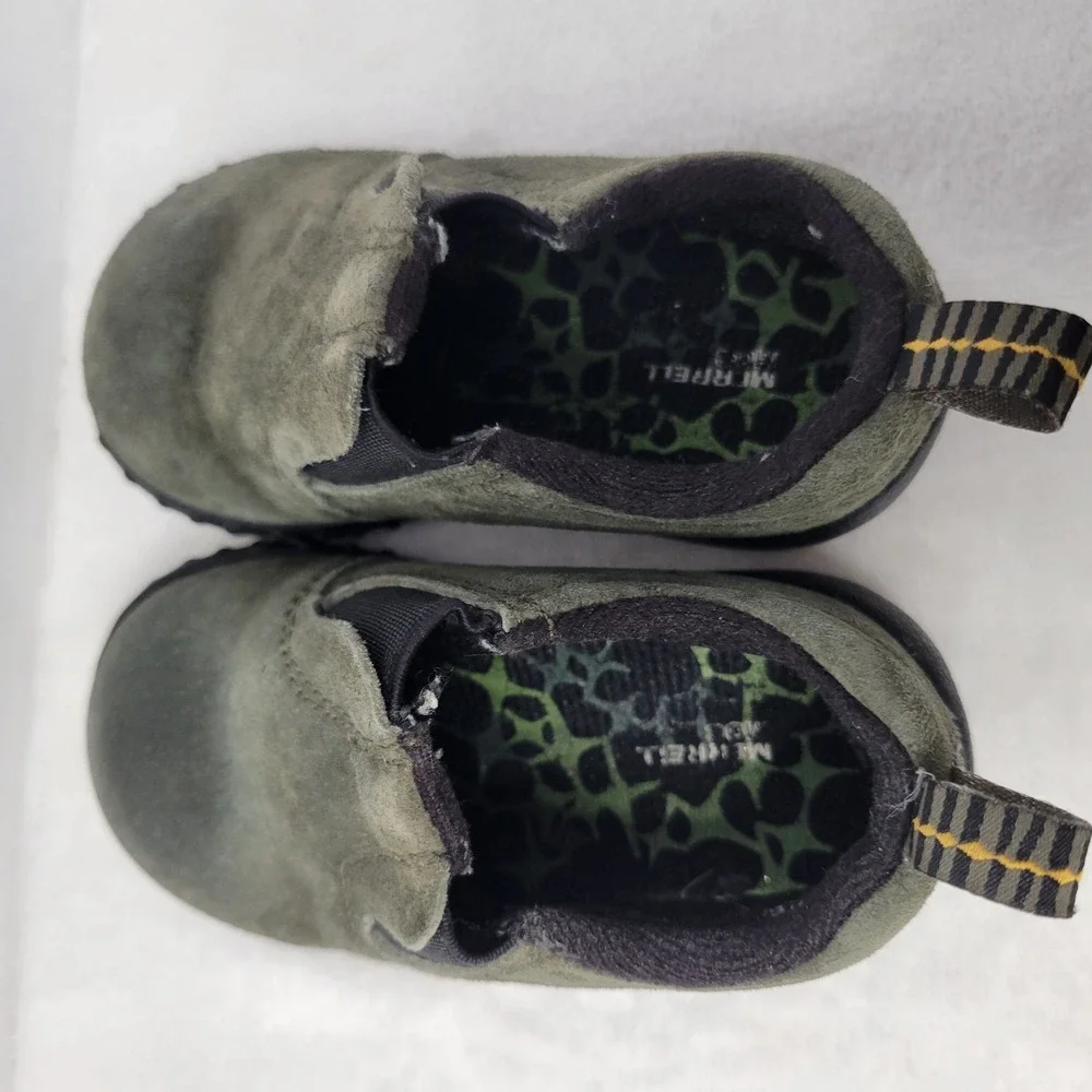 Merrell Jungle Moc Jr Forest Night Toddler‎ Infant Shoes Suede Leather Size 5
